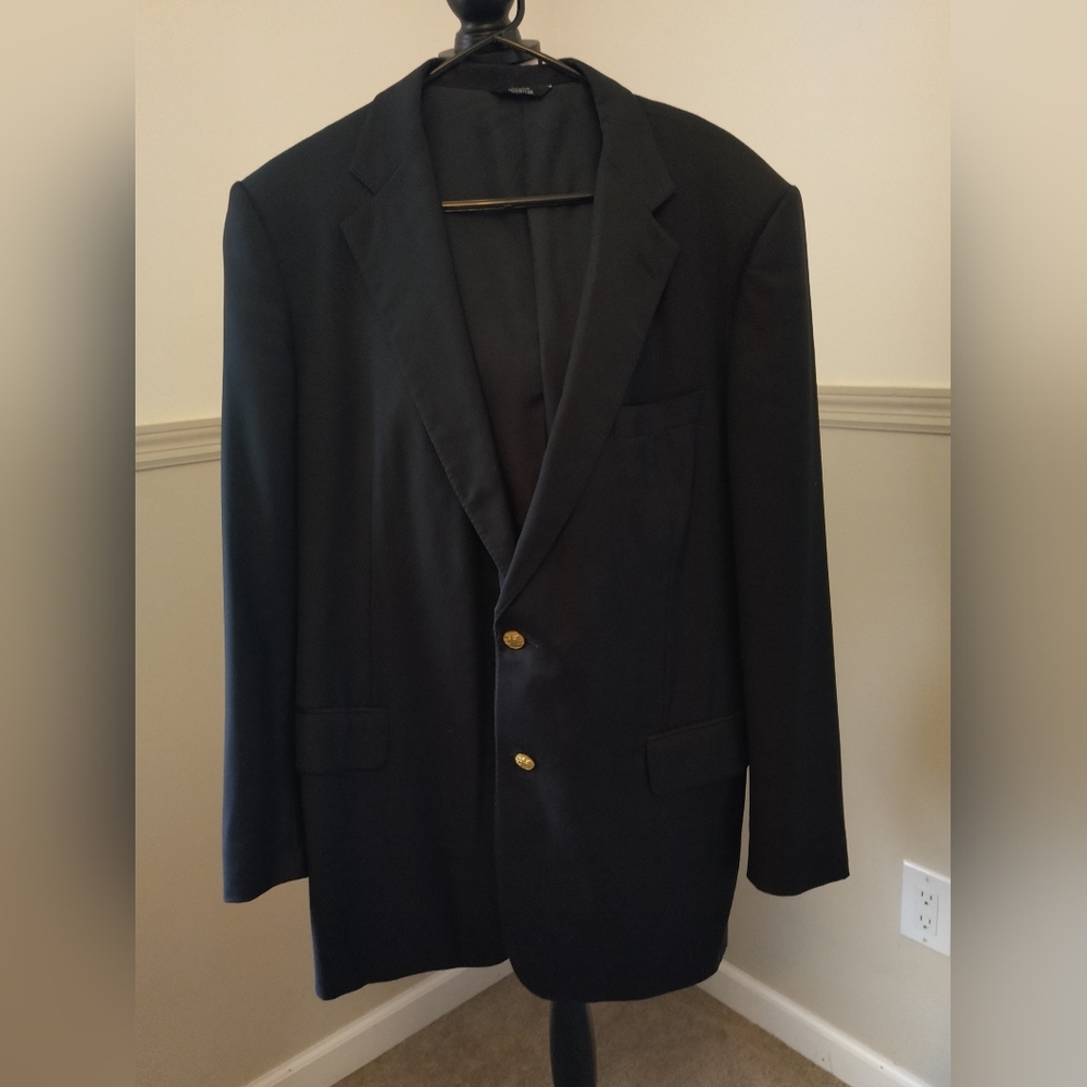 Men's Ben Silver Charleston Blazer Black size 43 Tall